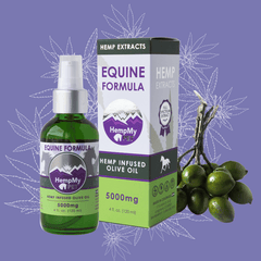 Organic CBD Olive Oil for Large Dogs & Horses – 5000mg Full Spectrum (4 fl. oz.)