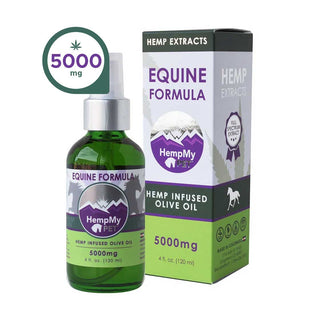 Organic CBD Olive Oil for Large Dogs & Horses –...